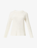 Thumbnail for your product : Vince Raglan-sleeve cotton-blend jumper