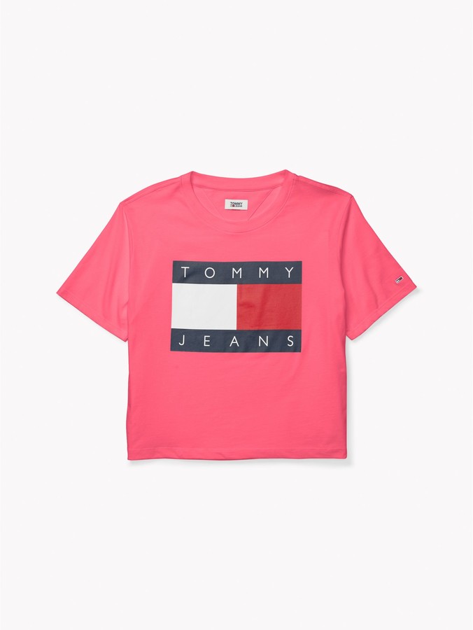 tommy jeans flag t shirt