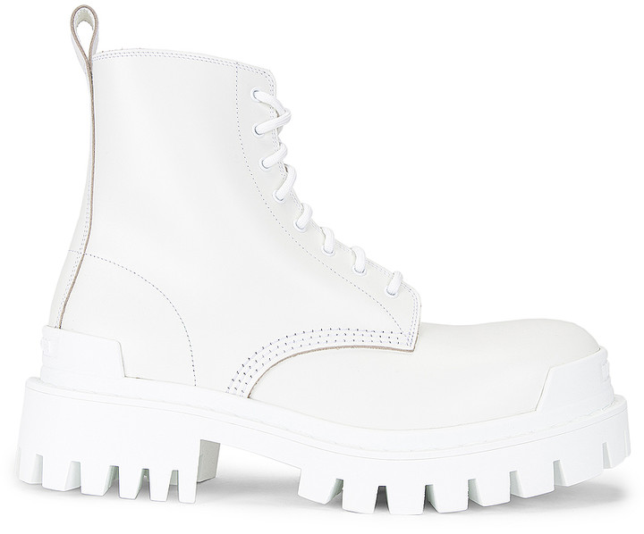 balenciaga combat boots womens