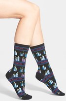 Thumbnail for your product : Hot Sox 'Happy Hanukkah' Crew Socks