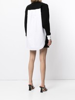 Thumbnail for your product : Alexander Wang V-Neck Layered Knitted Cardigan