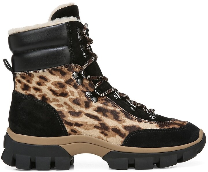 leopard print snow boots
