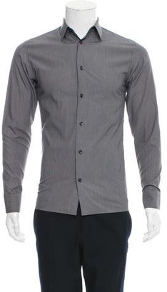 Christian Dior Striped Button-Up Shirt