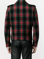 Thumbnail for your product : Gucci plaid biker jacket