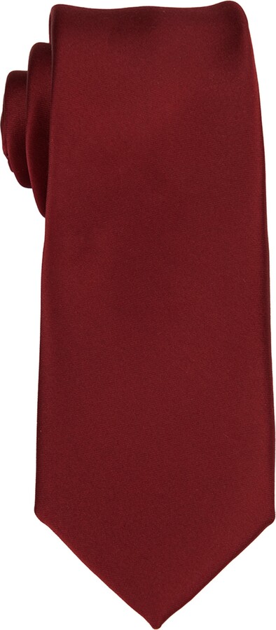 ConStruct Men's Satin Solid Tie
