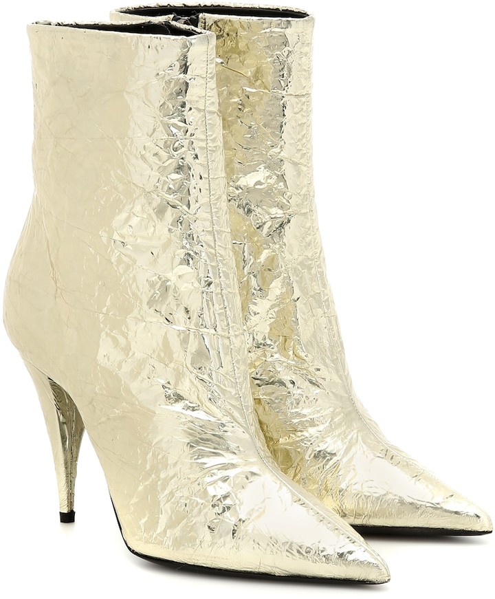 metallic gold boots women's shoes