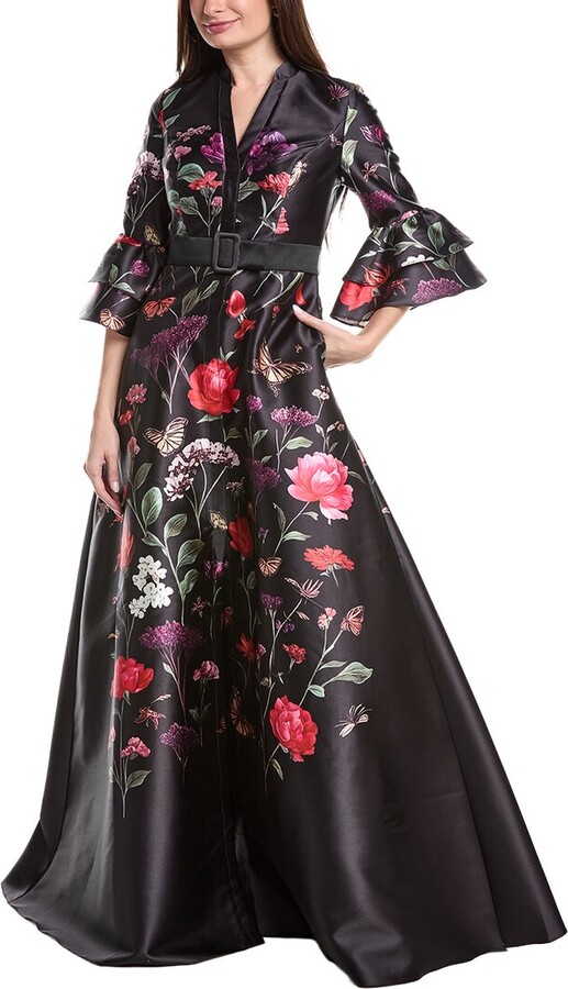 Rene Ruiz Collection Floral Maxi Dress