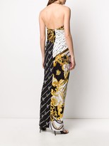Thumbnail for your product : Versace Baroque-print long dress