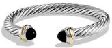 Thumbnail for your product : David Yurman Cable Classics Bracelet with Black Onyx and Gold