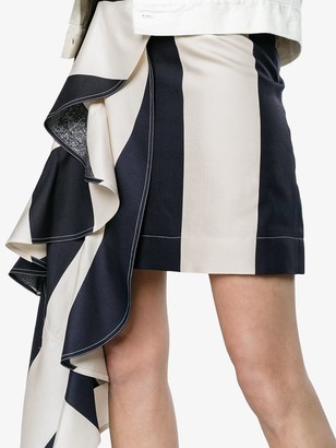 Calvin Klein Mini skirt with asymmetric drape