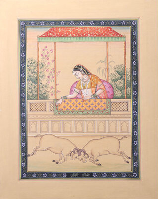 Bungalow Rose Ragini Kacheli, The Consort Of Raga Dipaka | Watercolor On Paper