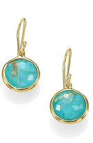Thumbnail for your product : Ippolita Lollipop Turquoise, Rutilated Quartz & 18K Yellow Gold Mini Doublet Drop Earrings