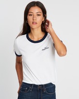 Thumbnail for your product : Hollister SS Waffle Flock Tee
