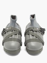 Thumbnail for your product : YUME YUME Camp Faux-leather And Neoprene Shoes - Grey