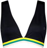 Thumbnail for your product : boohoo Fit Colour Block Plunge Sports Bra