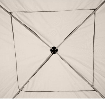 Arlmont & Co. 210D Pop Up Canopy With Netting - 10' X Height Adjustable For Gardens Patio Accommodates 10 People Easy To Transport & Setup Tent And Breathable Mesh