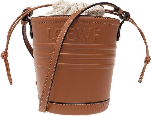 Loewe Puzzle Nano Leather Shoulder Bag - Brown - ShopStyle