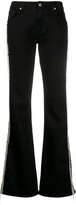 Thumbnail for your product : John Richmond Brigitte stud-embellished flared jeans
