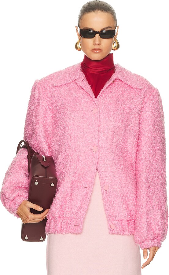 Rowen Rose Bomber Jacket in Pink