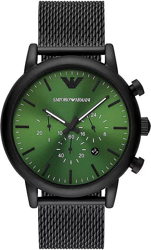 Emporio Armani Men's Black Watches | ShopStyle