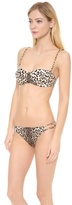 Thumbnail for your product : Juicy Couture Luxe Leopard Bikini Top