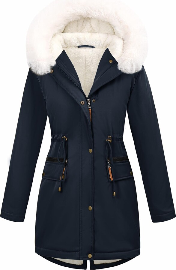 Faux Fur Trim Hooded Jacket ShopStyle UK