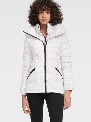 dkny white puffer jacket