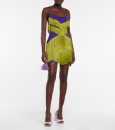 Thumbnail for your product : ATTICO Josephine fringed minidress