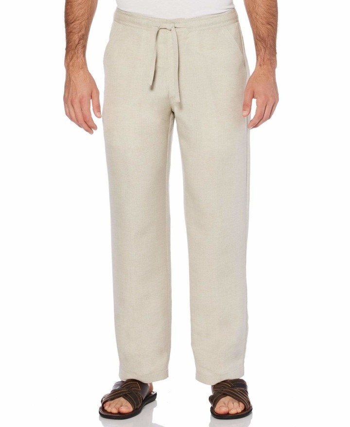 big and tall mens drawstring linen pants