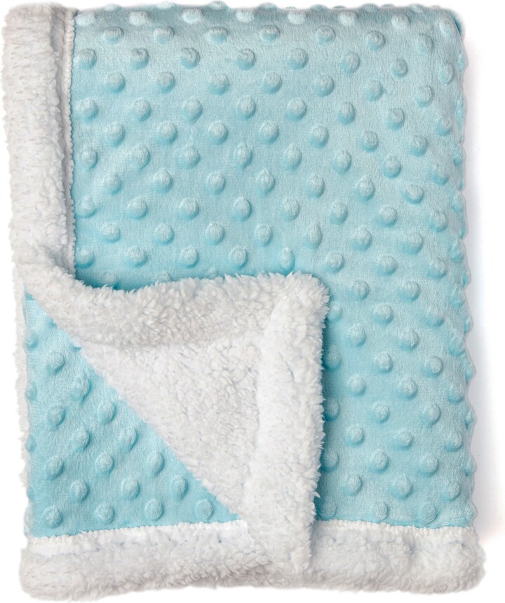 Baby Mode Signature 3 Stories Trading Infant Popcorn Mink Sherpa Blanket