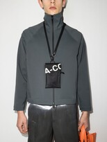 Thumbnail for your product : A-Cold-Wall* Black Logo Print Lanyard Pouch Bag