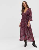 Thumbnail for your product : Band of Gypsies floral print midi dress