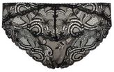Thumbnail for your product : New Look Kelly Brook Shell Pink Lace Overlay Brazilian Briefs