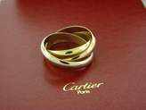 Thumbnail for your product : Cartier 18K Yellow Tri-Color Gold Rolling Bands Ring Size 10