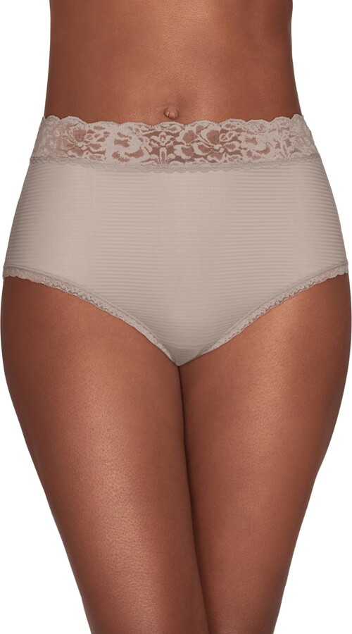 Vanity Fair Lingerie Women’s Flattering Lace Brief Underwear