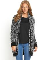 Thumbnail for your product : Savoir Shawl Collar Salt and Pepper Cardigan