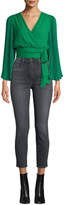 Thumbnail for your product : Alice + Olivia JEANS Good High-Rise Ankle Skinny Jeans with Exposed Zip Fly