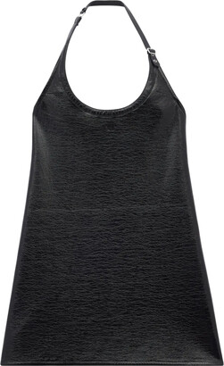 ワンピース COURREGES BLACK POLYESTER MINI DRESS COURRÈGES Cutout twisted stretch-jersey mini dress | THE OUTNET