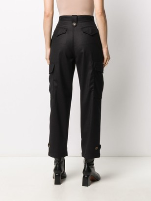 Pt01 High-Waisted Crop Trousers