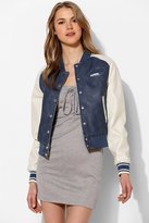Thumbnail for your product : Members Only Colorblock Vegan Leather Bomber Jacket