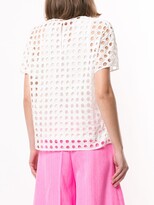 Thumbnail for your product : No.21 embroidered eyelet T-shirt
