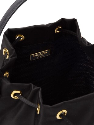 Prada Black Fabric Bucket Bag