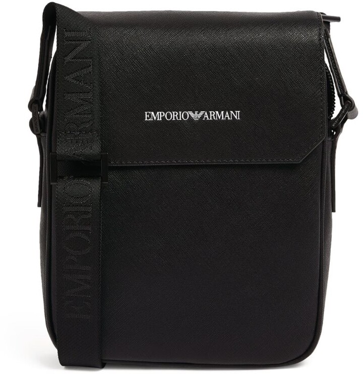 Emporio Armani Small Leather Cross-Body Bag - ShopStyle