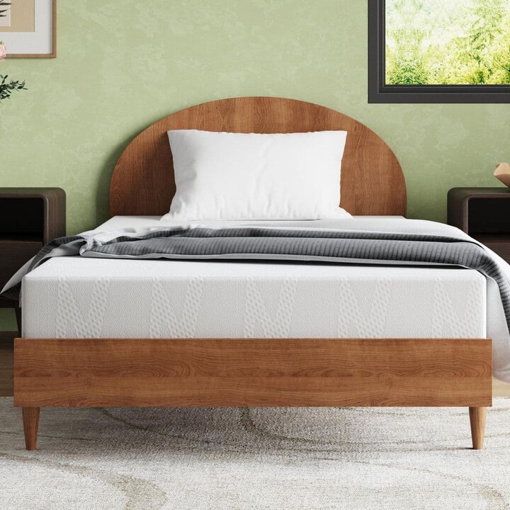 Avenco Twin Medium Cooling Gel Memory Foam 8 in. Mattress, Comfort and Supportive Bed-in-a-Box Mattress