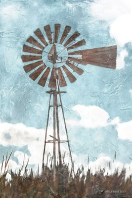 Windmill by Bluebird Barn - Print