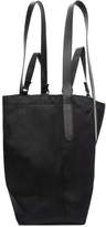 Thumbnail for your product : Lanvin Black Satin Twisted Shopper Tote