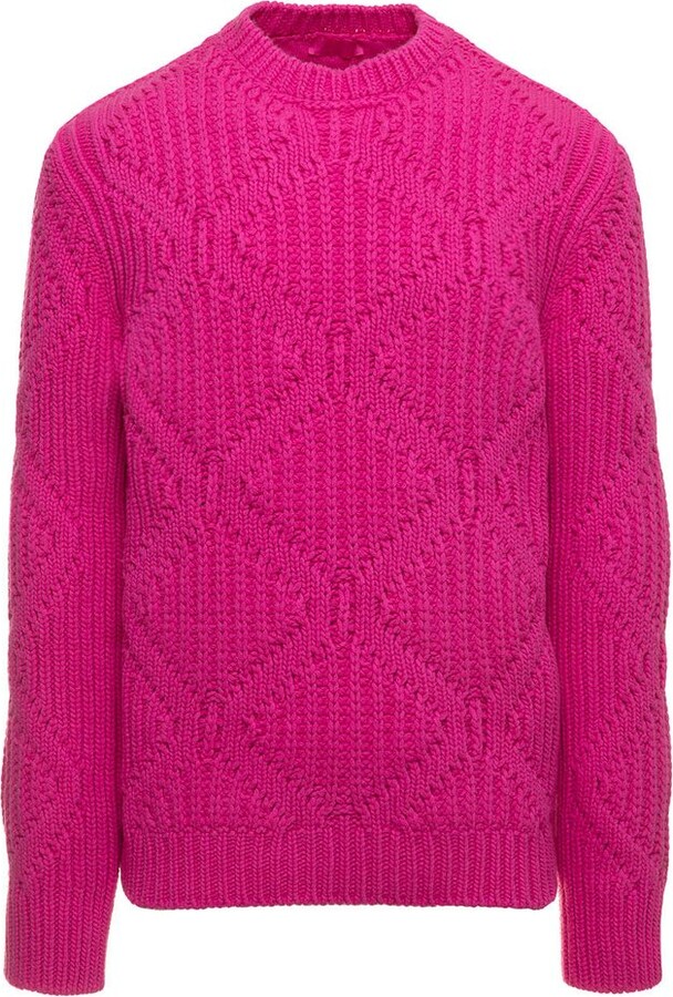 bright pink mens jumper