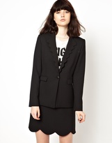 Thumbnail for your product : Jaeger Boutique by Blazer with Scallop Edge
