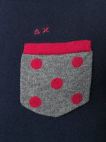 Thumbnail for your product : Sun 68 contrast patch sweater