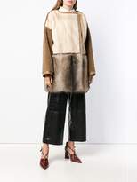 Thumbnail for your product : Yves Salomon panelled fur coat